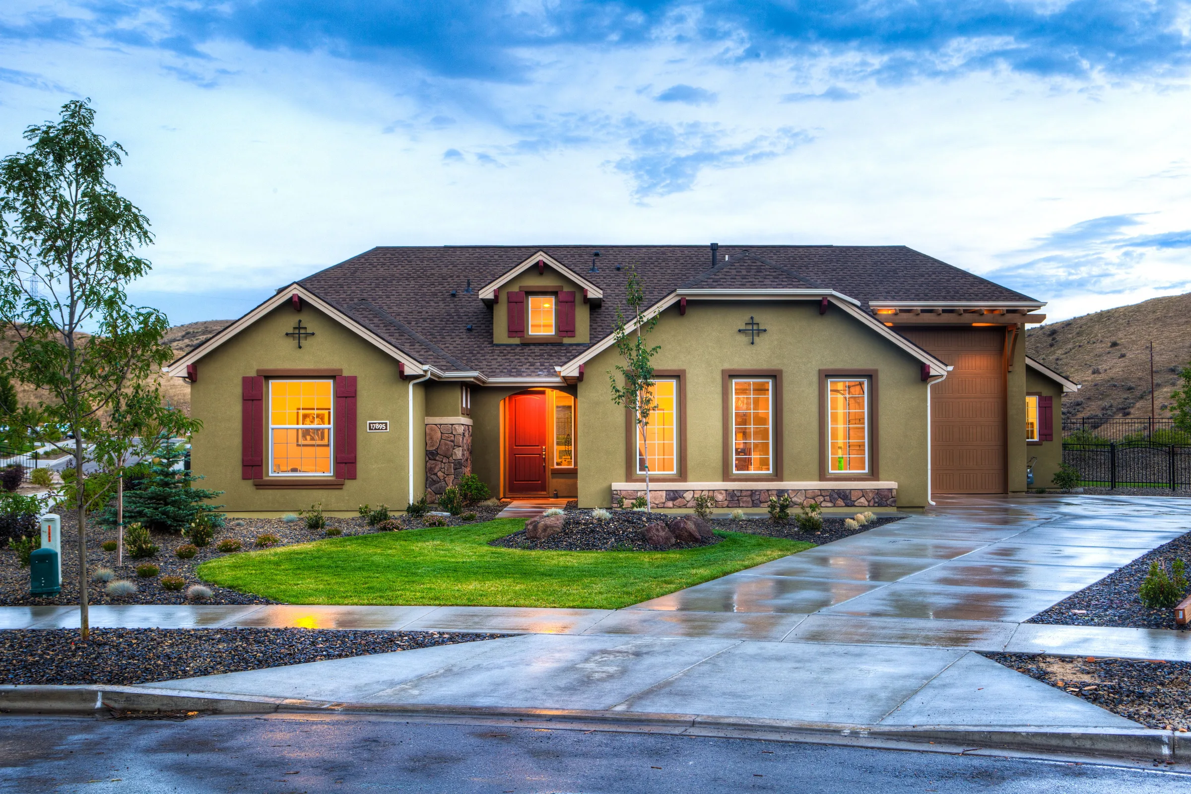 Modern home exterior